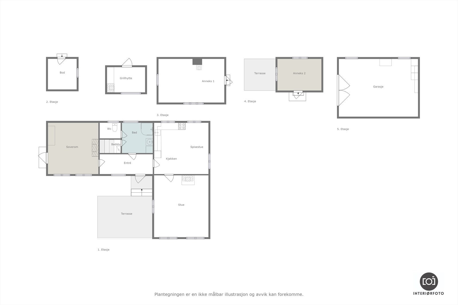 Plantegning Galleribilde