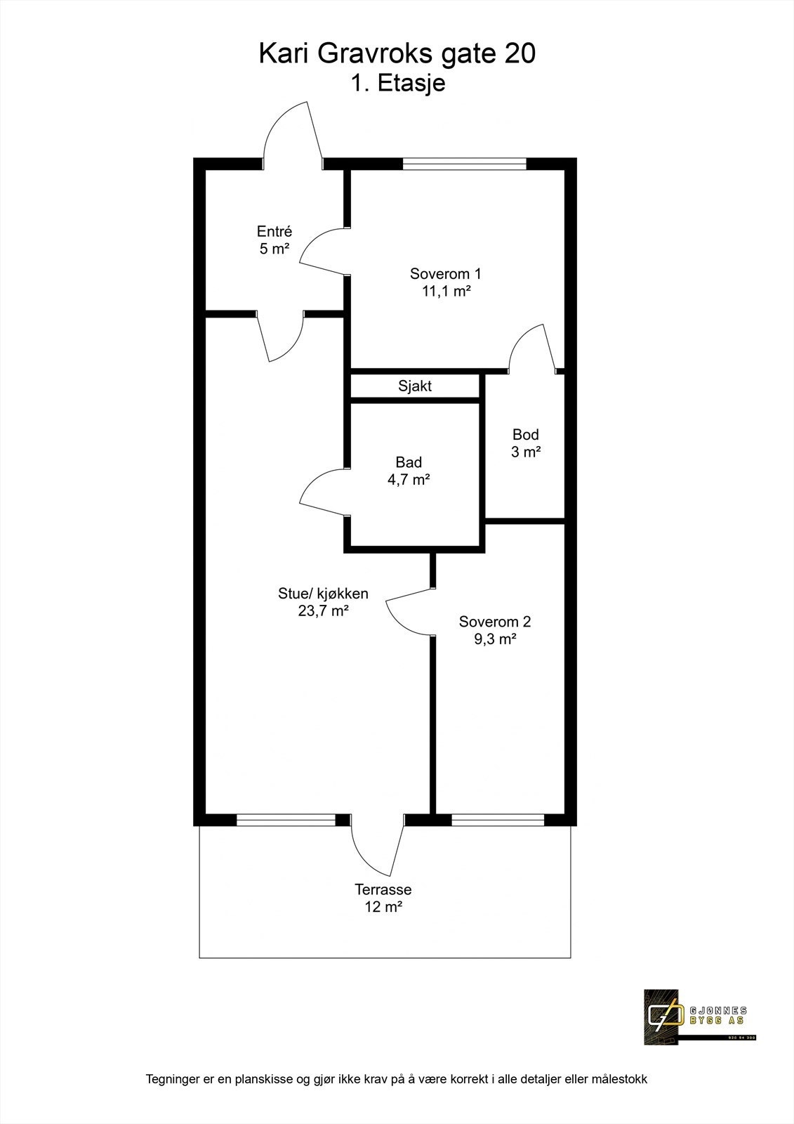 Plantegning Galleribilde