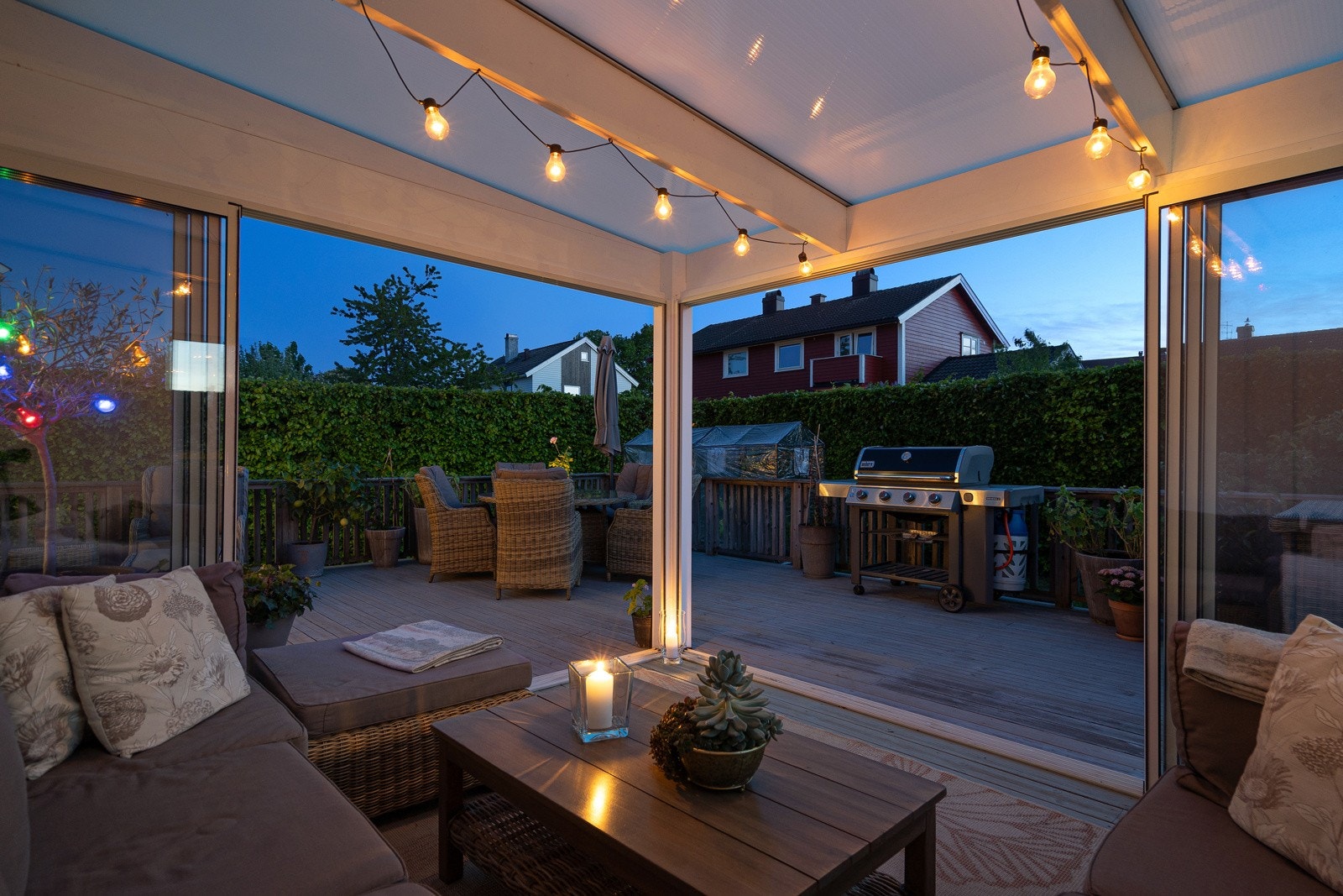 Herlig utestue for kos og hygge Galleribilde