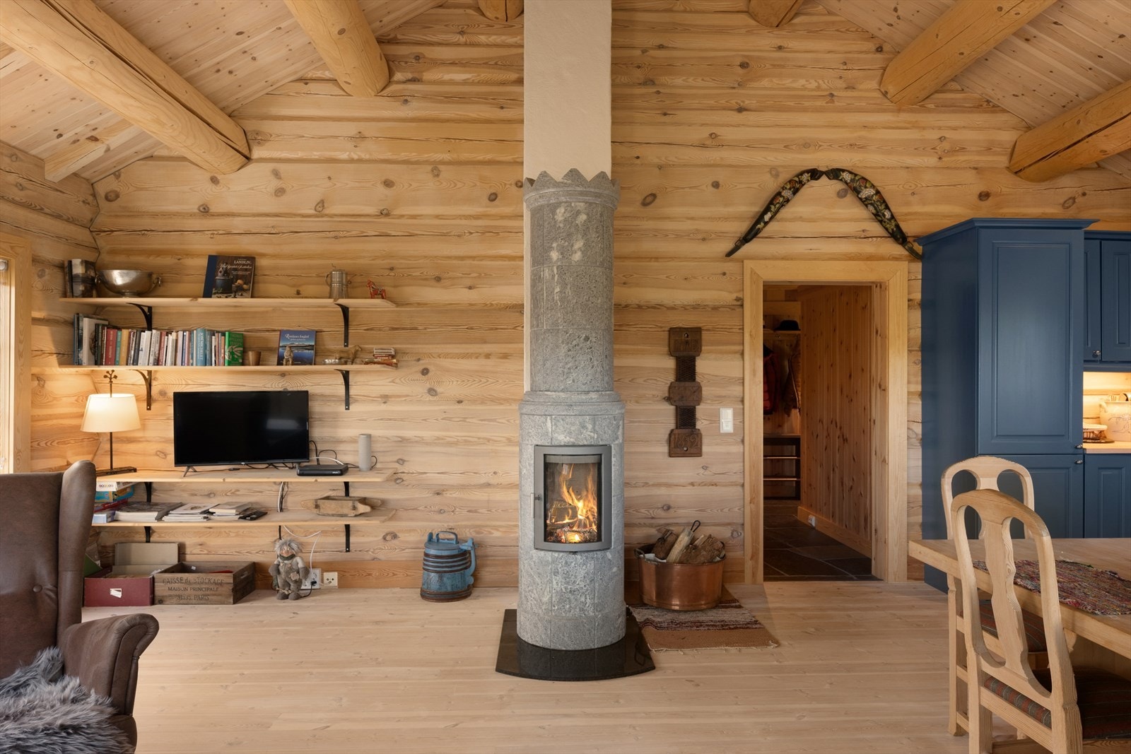 Kleberovn som varmer godt på kalde dager. Galleribilde