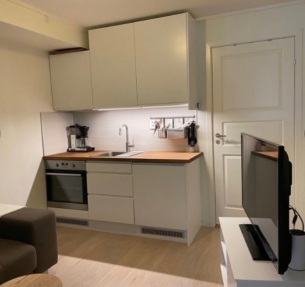 Hybel | oppholdsrom med kjøkken Galleribilde