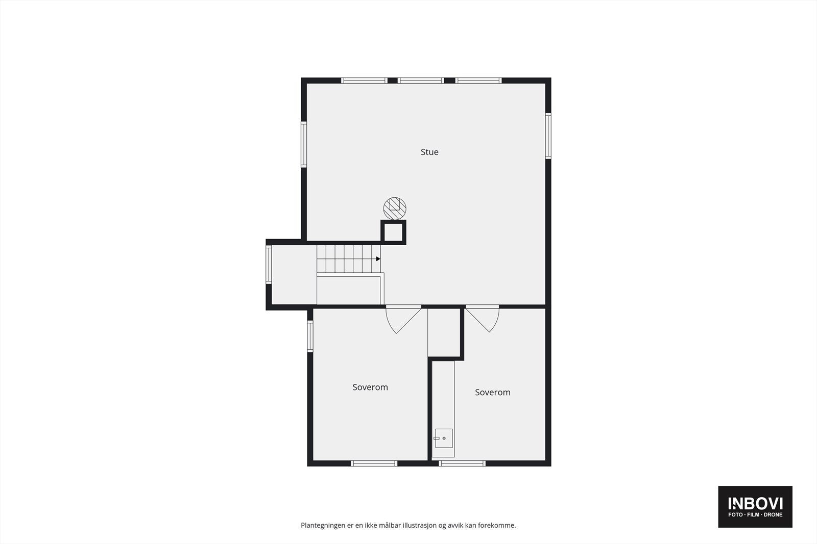 Plantegning 2. etasje Galleribilde