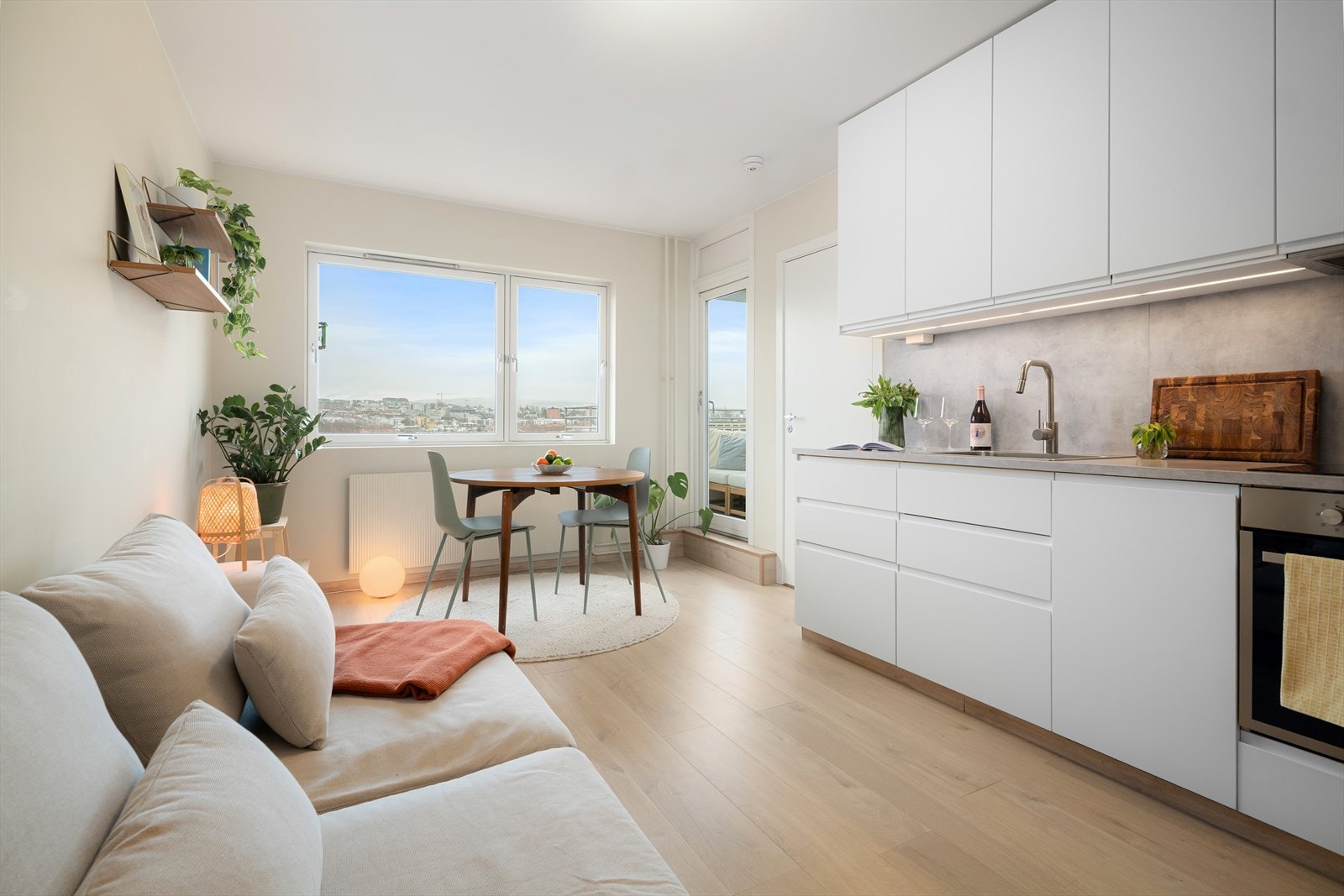 Velkommen til denne lekre utsiktsleiligheten i Thorvald Meyers gate 5! Foto: Andreas Nielsen Galleribilde