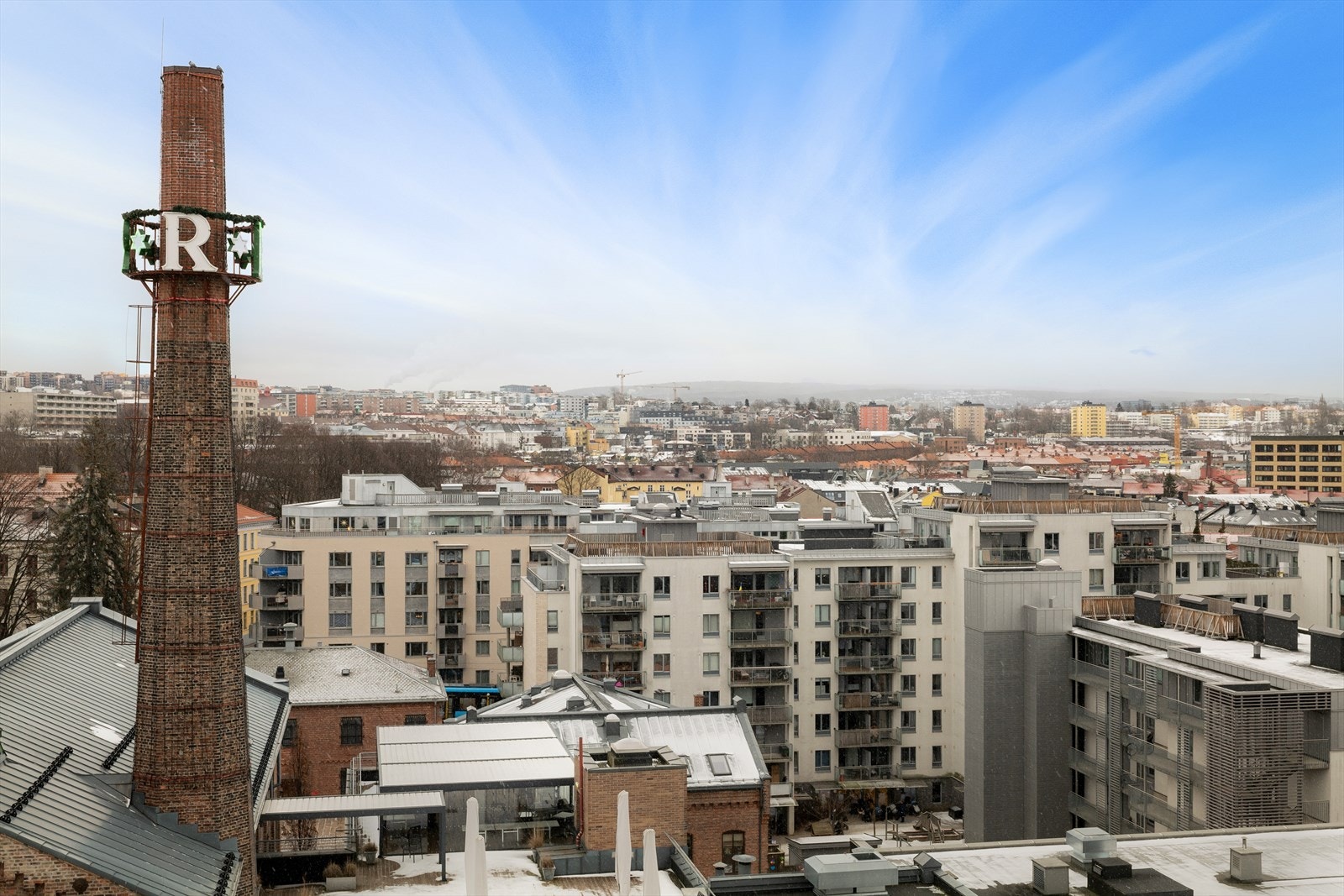 Her har man solen første halvdel av dagen. Galleribilde
