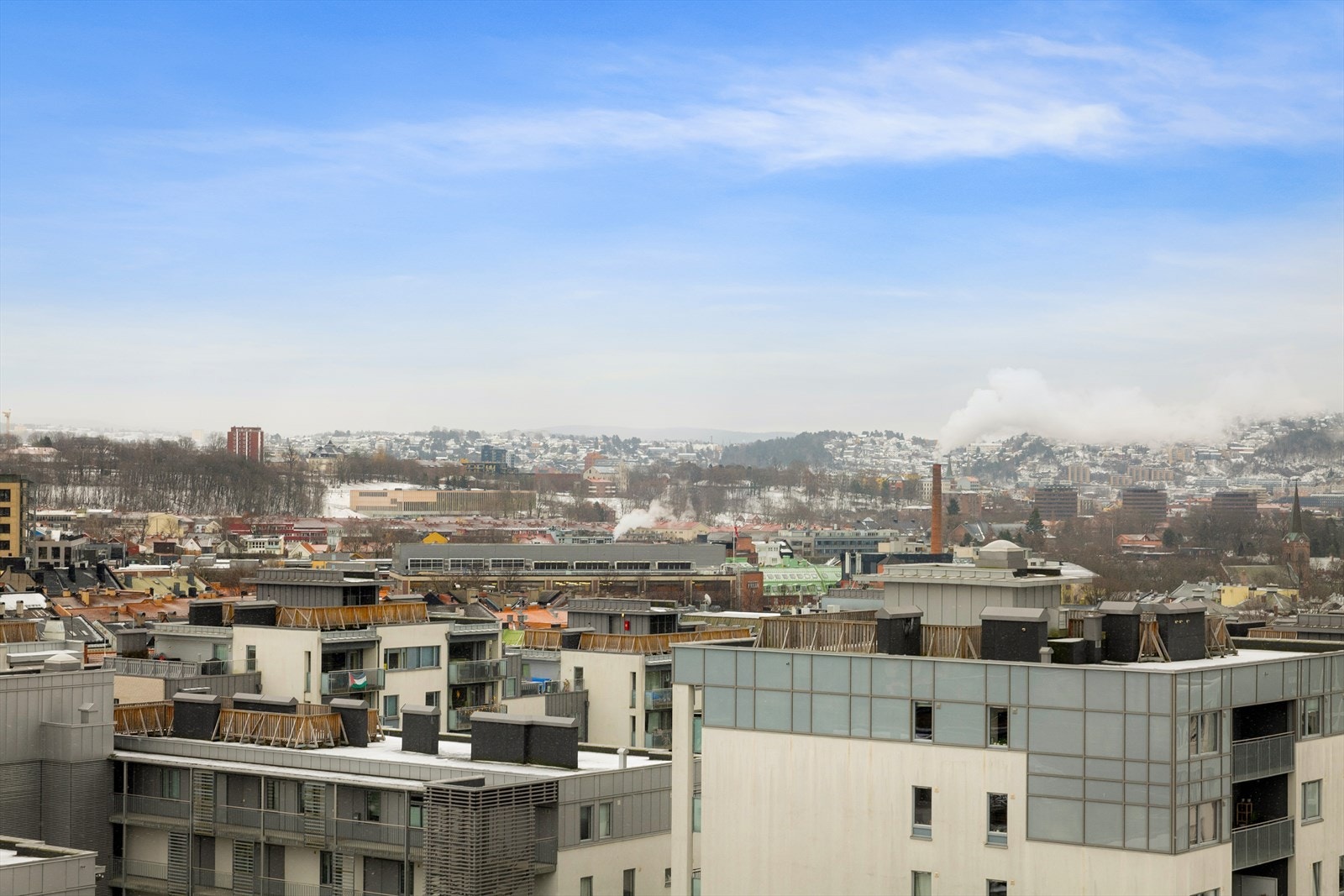 Utsikt over bylandskapet gir inntrykk av en urban beliggenhet. Galleribilde