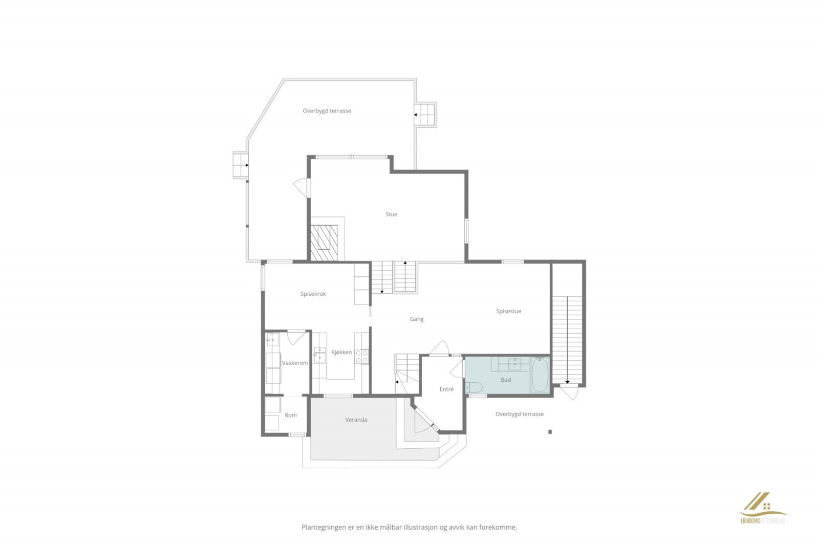 plantegning 1.etasje. Galleribilde