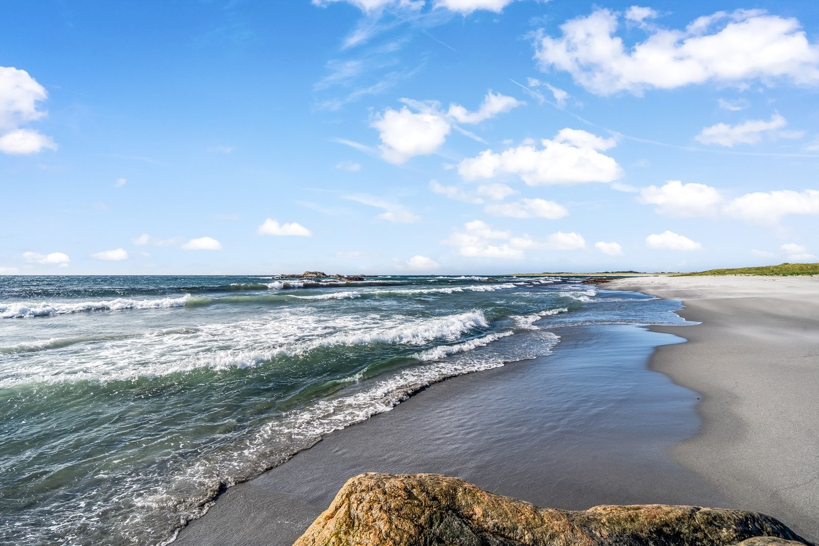 En av Farsund flotte strender Galleribilde