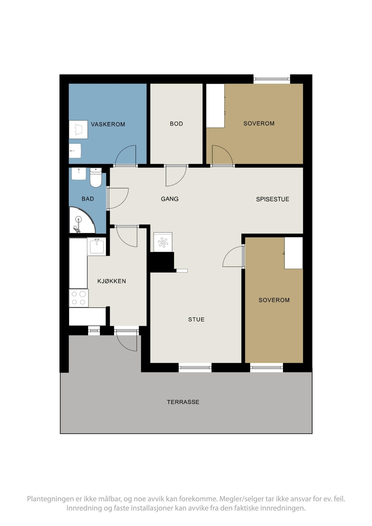 Planskisse Galleribilde