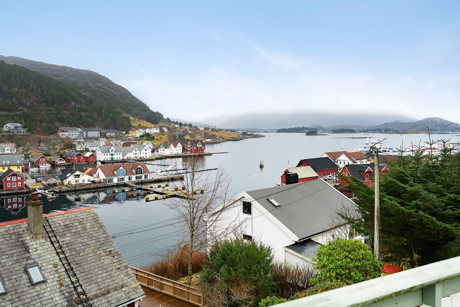 Utsikt fra terrasse Galleribilde