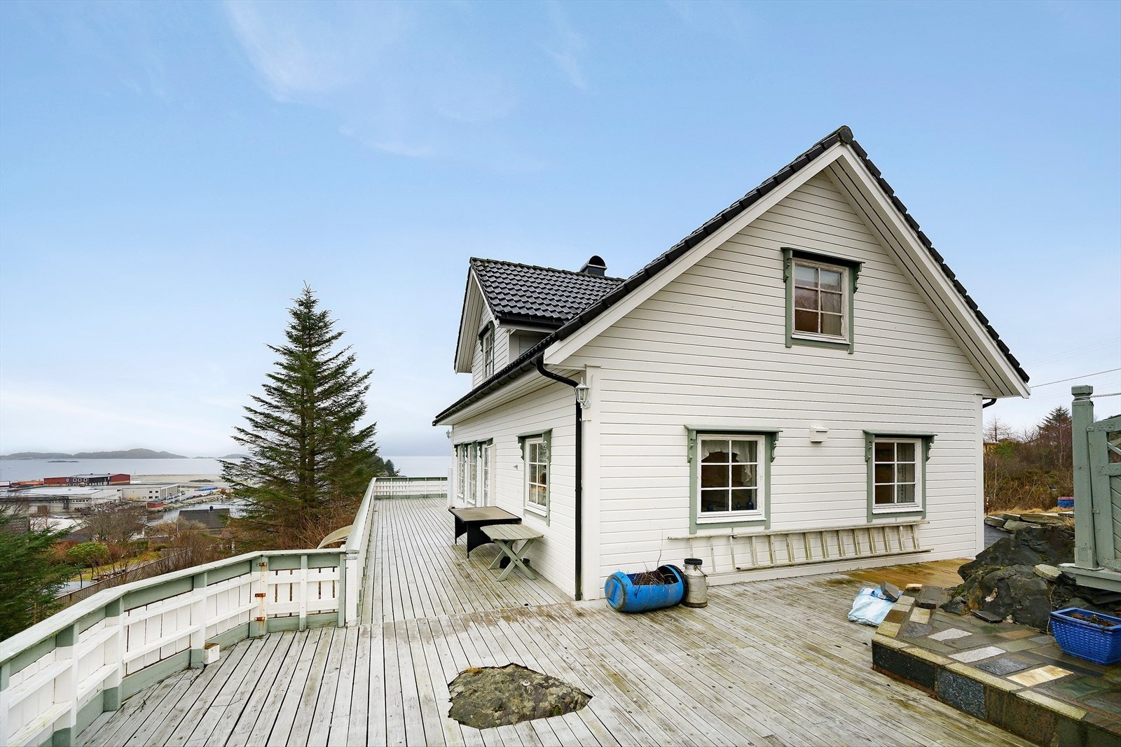 Store terrasser Galleribilde