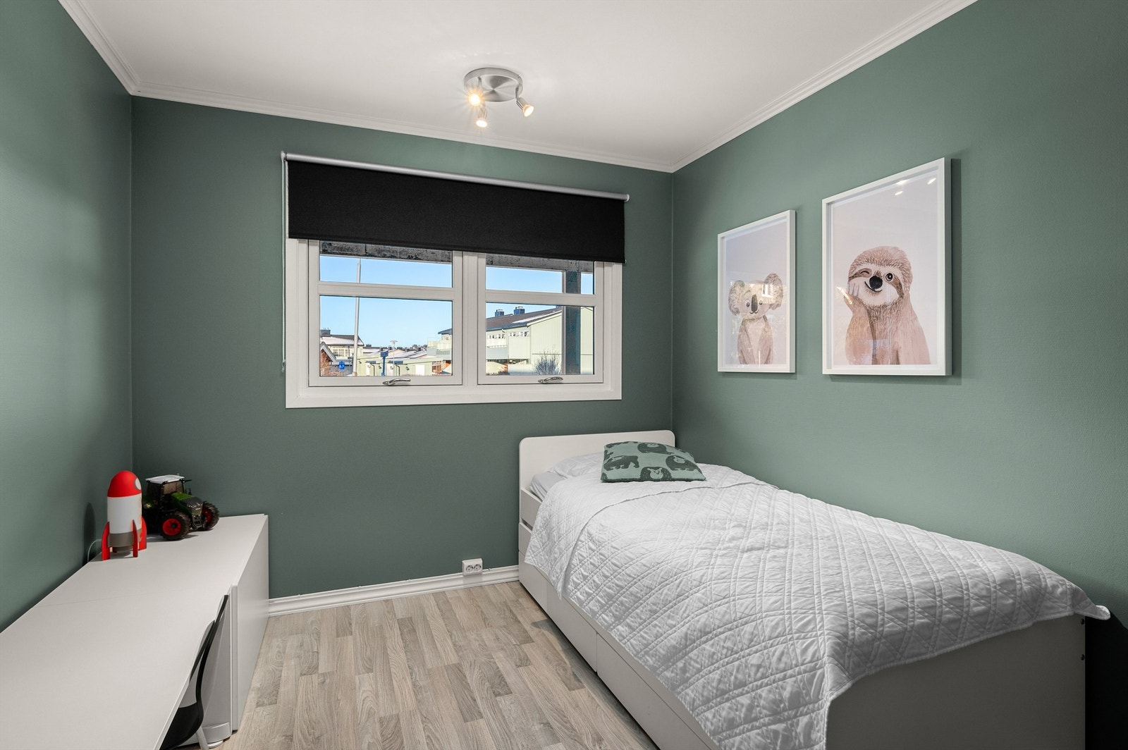 Et av fem soverom på 11,7 kvm. Galleribilde