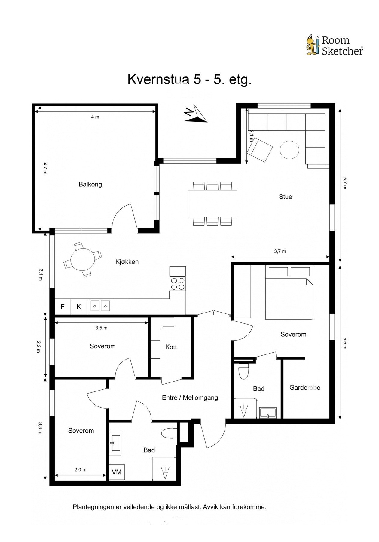 Særdeles god planløsning. Galleribilde