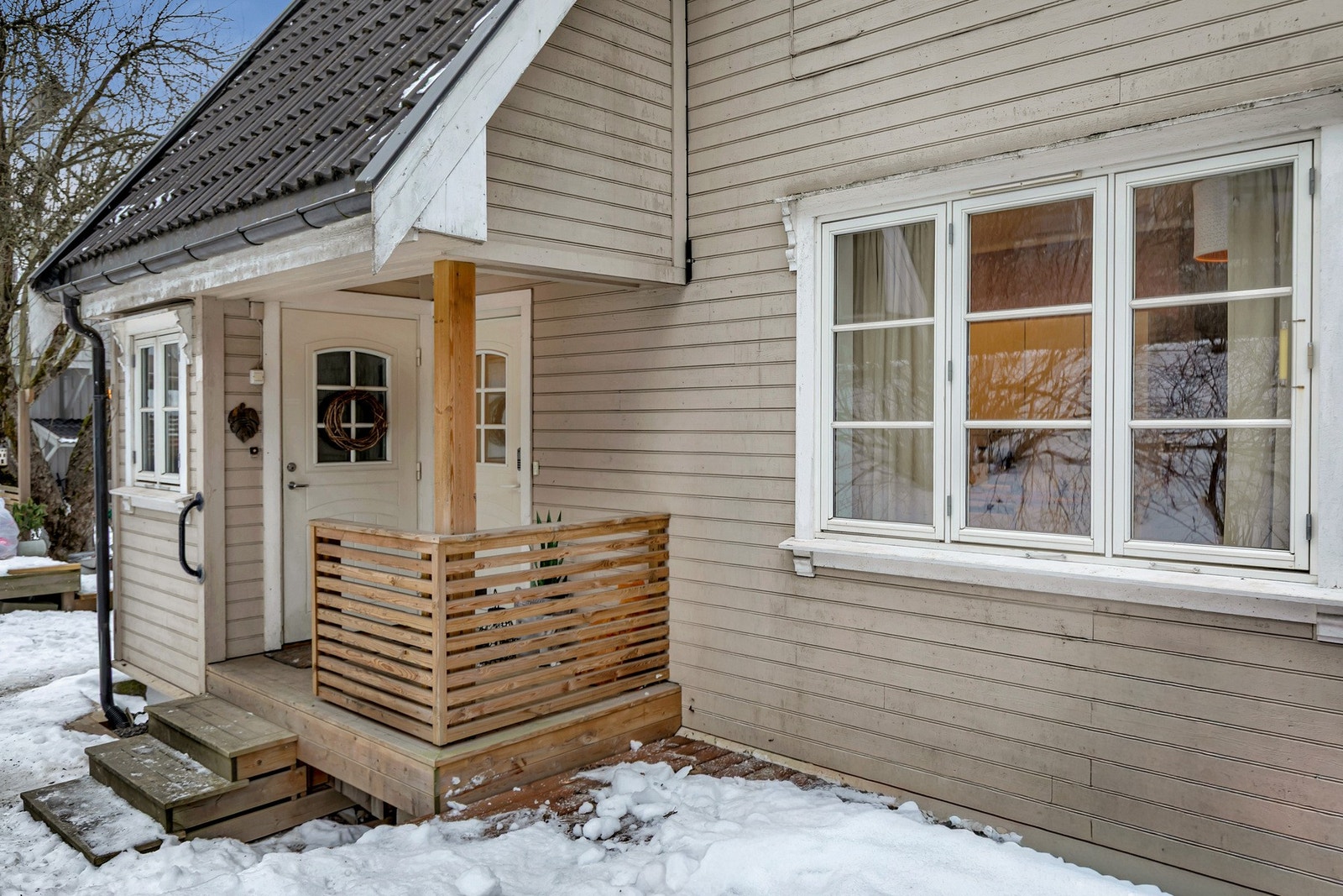 Leiligheten ligger i 1 etasje Galleribilde