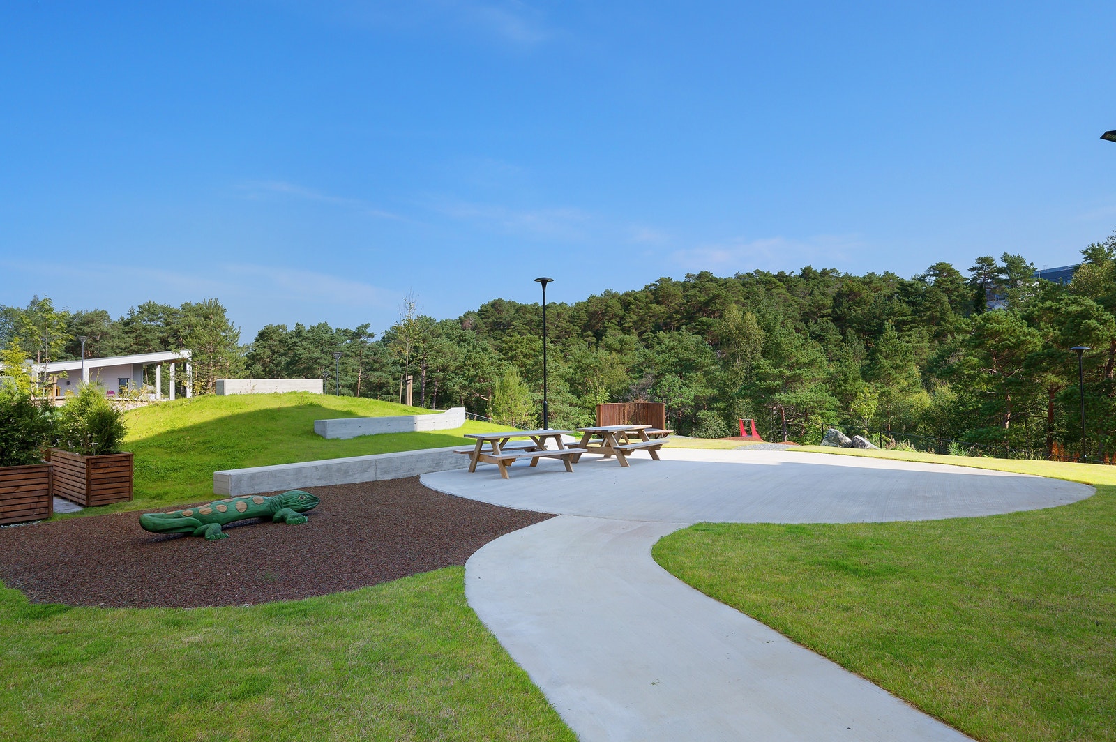 Fine uteområder Galleribilde