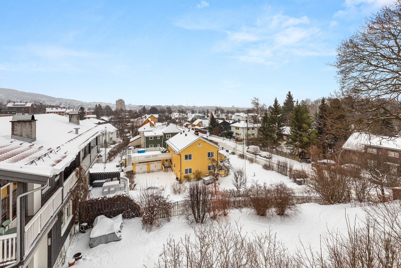 Hyggelig utsikt utover nærområdet Galleribilde