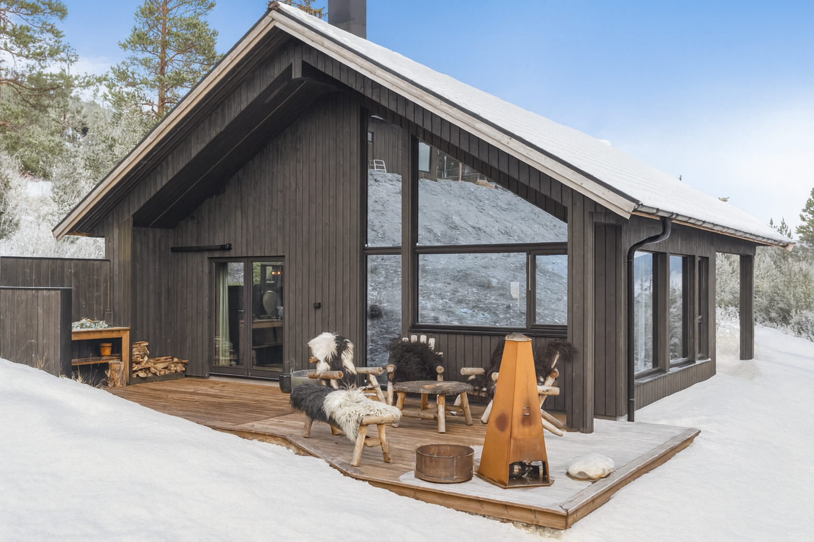 Nedre Bjørgålia 1 på Bjørgan presenteres for salg! (AI-generert bilde) Galleribilde