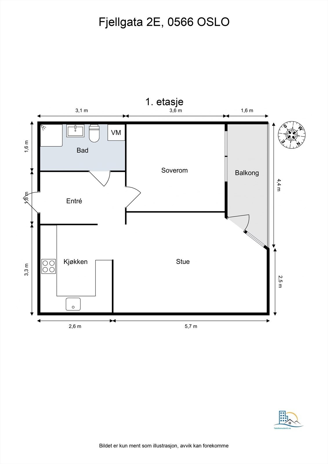 Plantegning Galleribilde