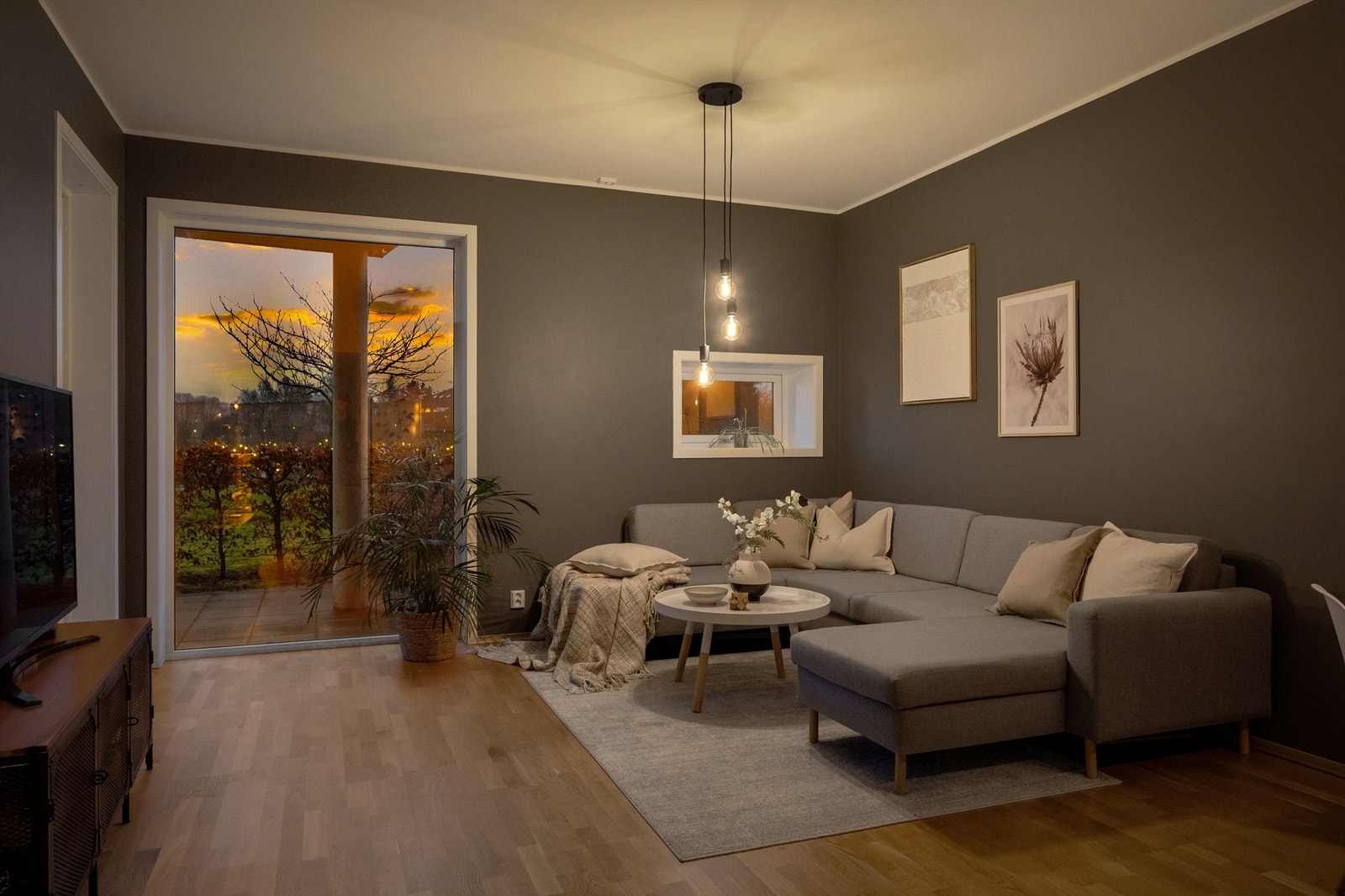 Kveldsstemning Galleribilde