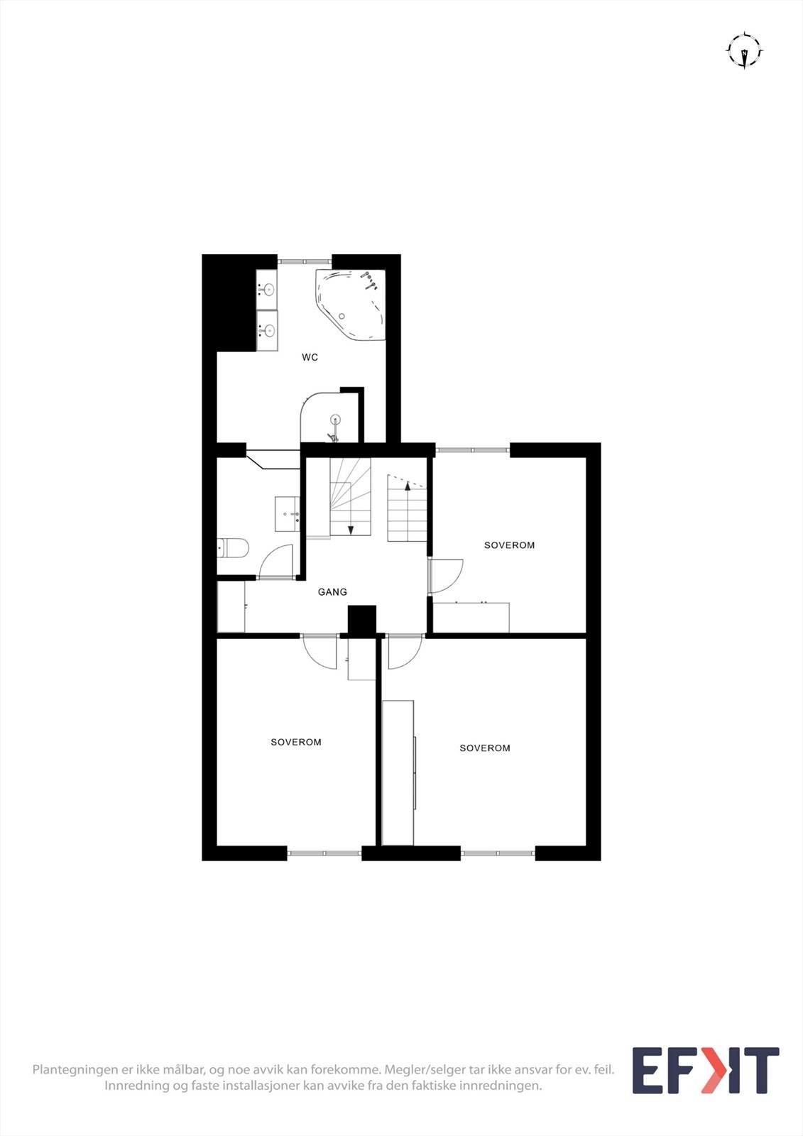 Plantegning 2 etasje Galleribilde