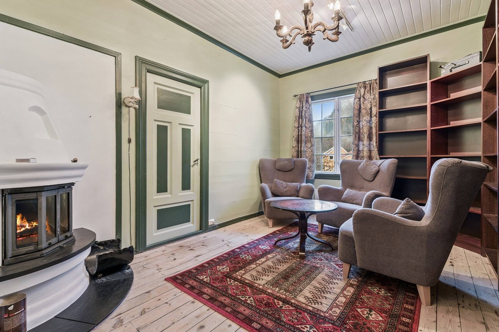 Stue 3 med peisovn Galleribilde