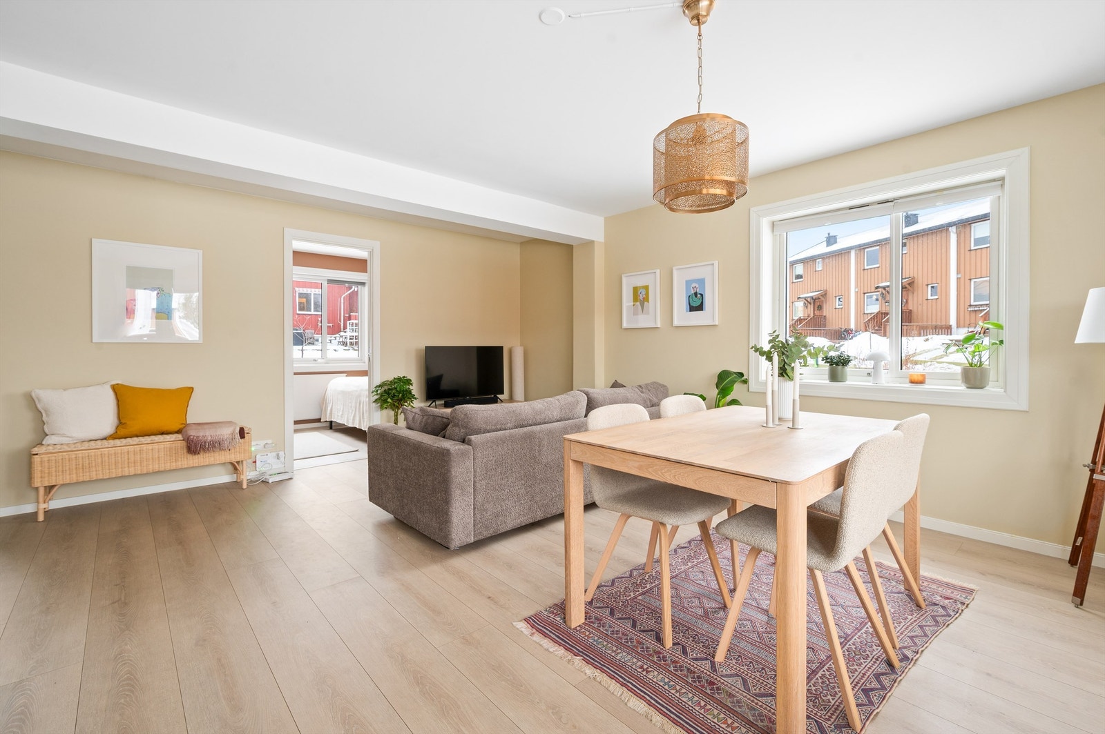 Leiligheten ble malt opp i 2024. Galleribilde