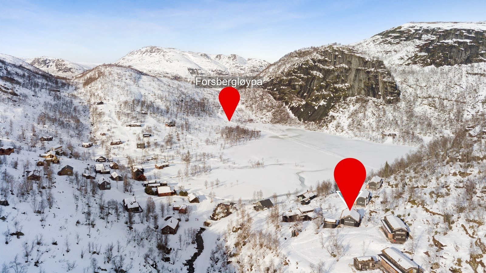 Løypenett rundt Forsbergløypen og til Storeknut
Oppkjørte spor og merking over Valevatnet gir adkomst til Sirdalsheiane med Sinneskulå og Degevass. Galleribilde