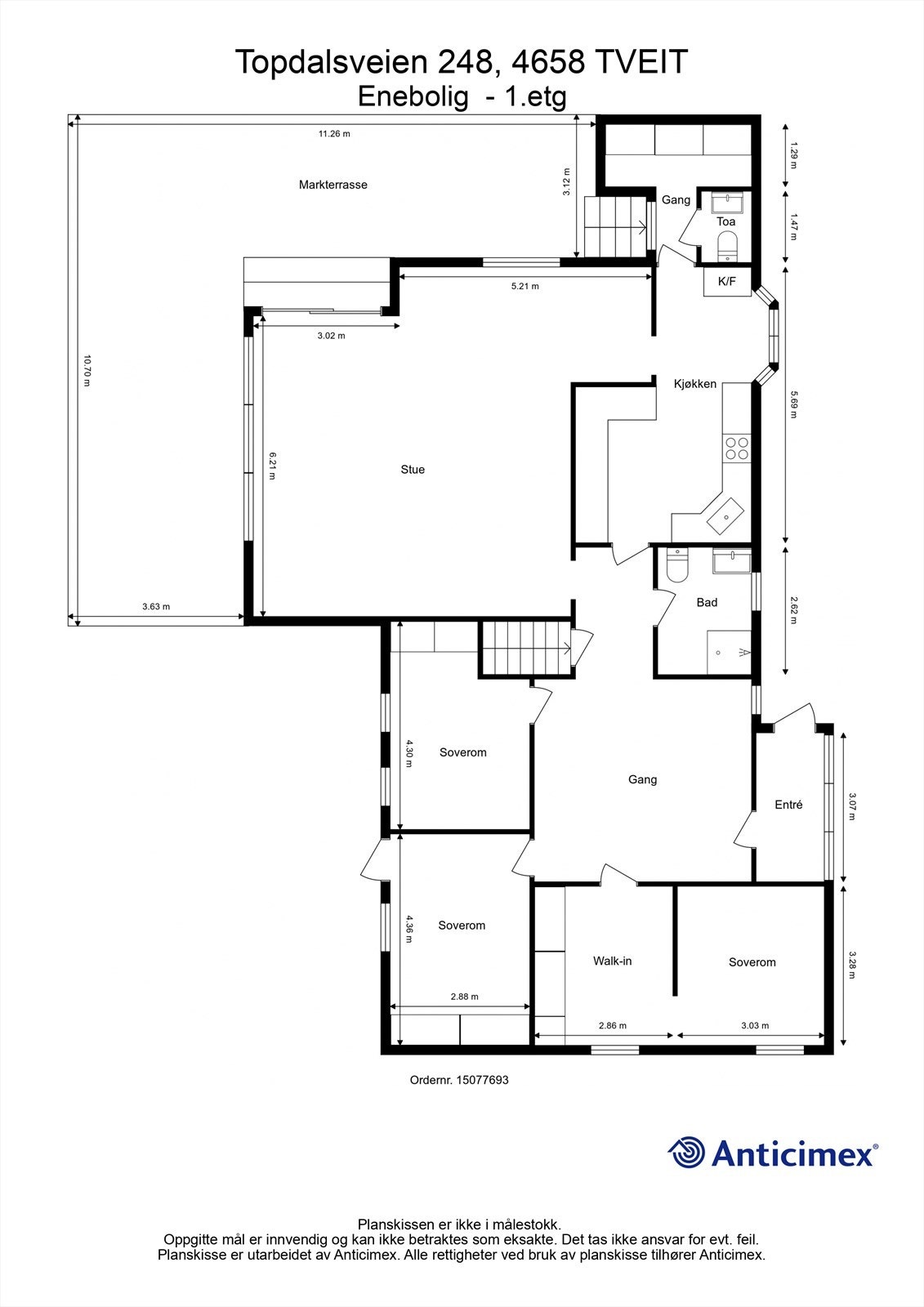 Plantegning- 1.etg Galleribilde