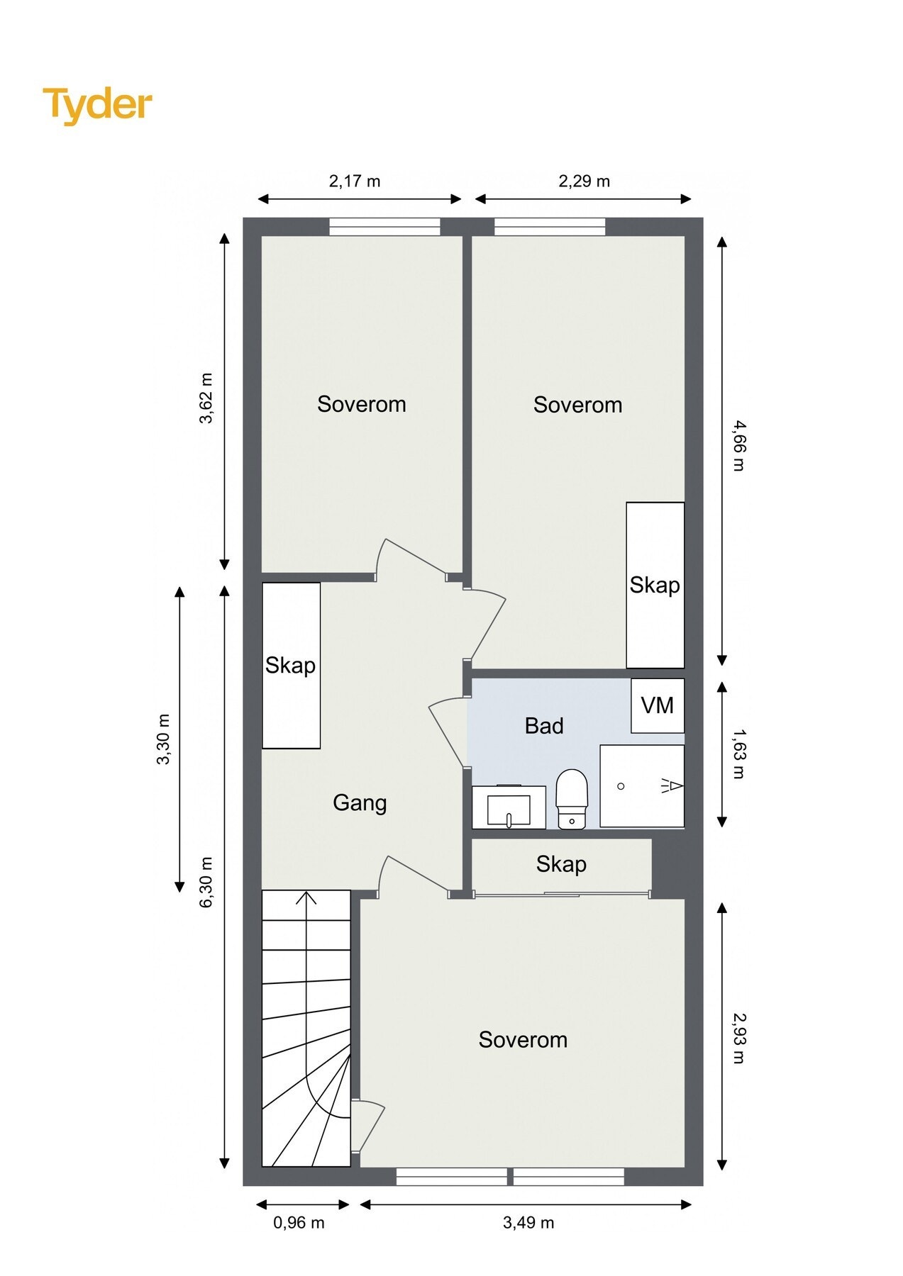 Plantegning - 2. etasje. Galleribilde