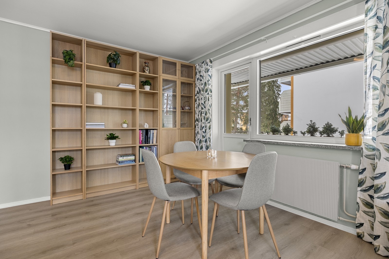 Den fleksible planløsningen gir rom for ulike møbleringsløsninger. Galleribilde