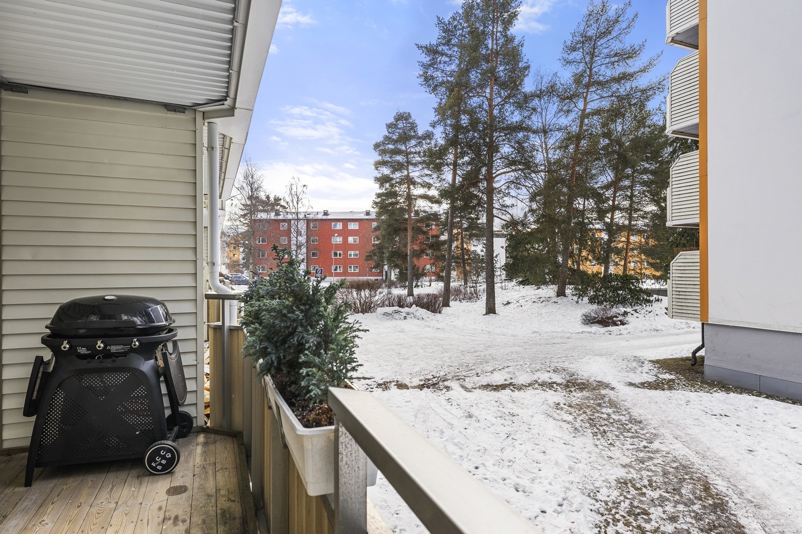 Her kan du nyte rolige ettermiddager med utsyn mot fellesarealene. Galleribilde