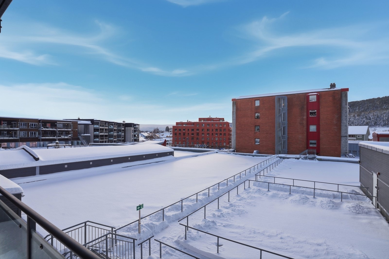 Utsikt over fellesarealer. Galleribilde