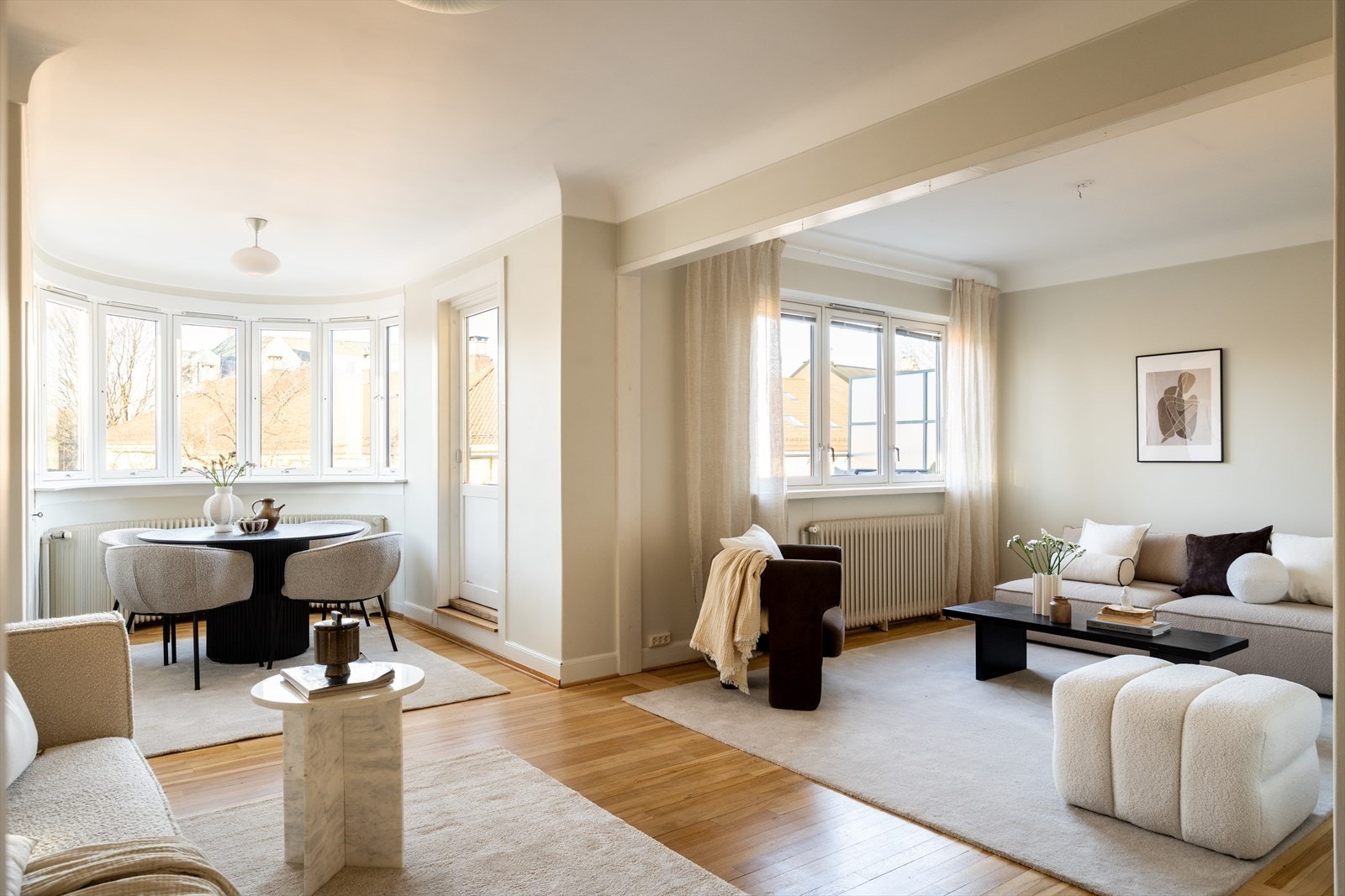 - Lys og hyggelig hyggelig stue - Galleribilde