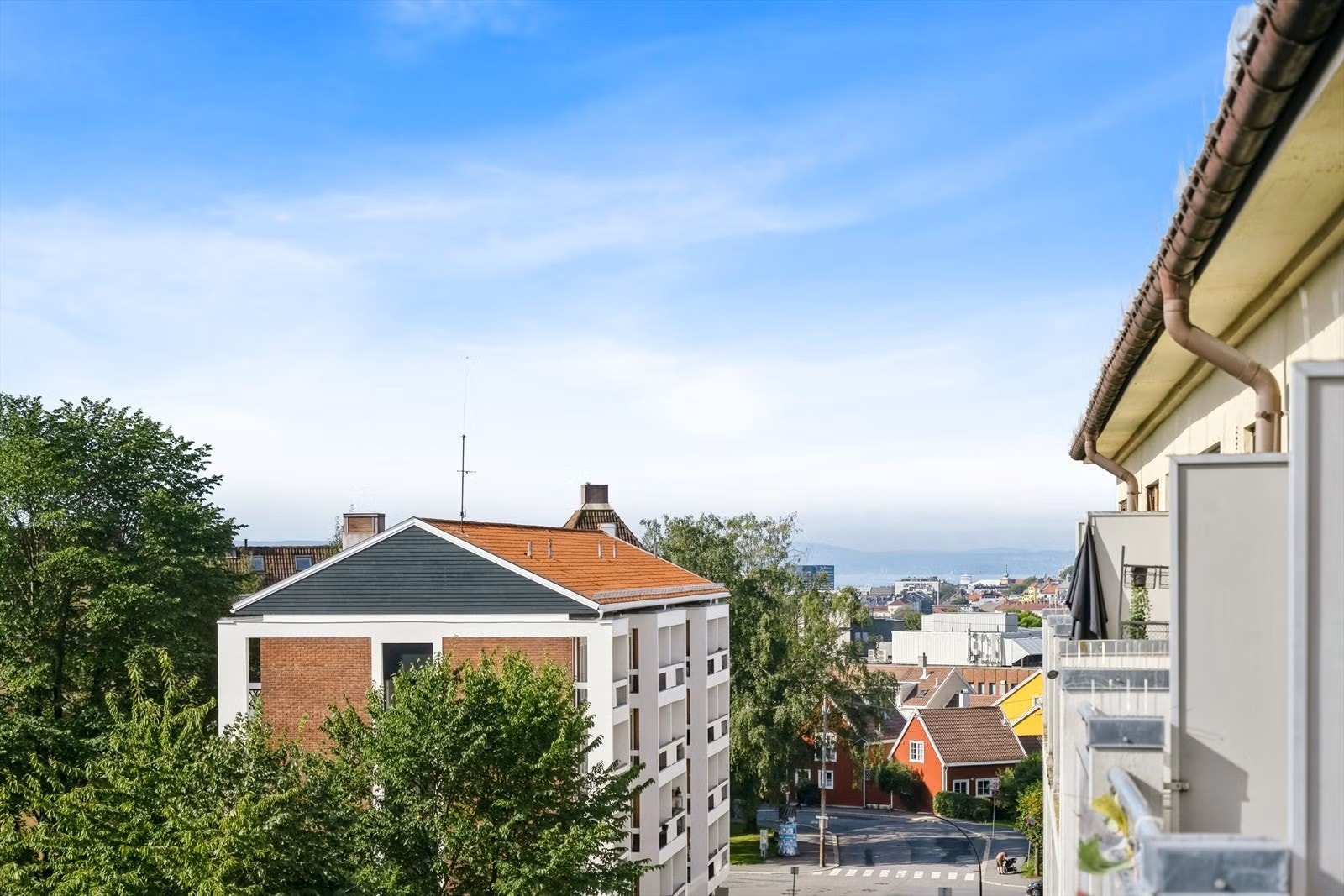 Utsikt fra balkongens høyre side. Galleribilde