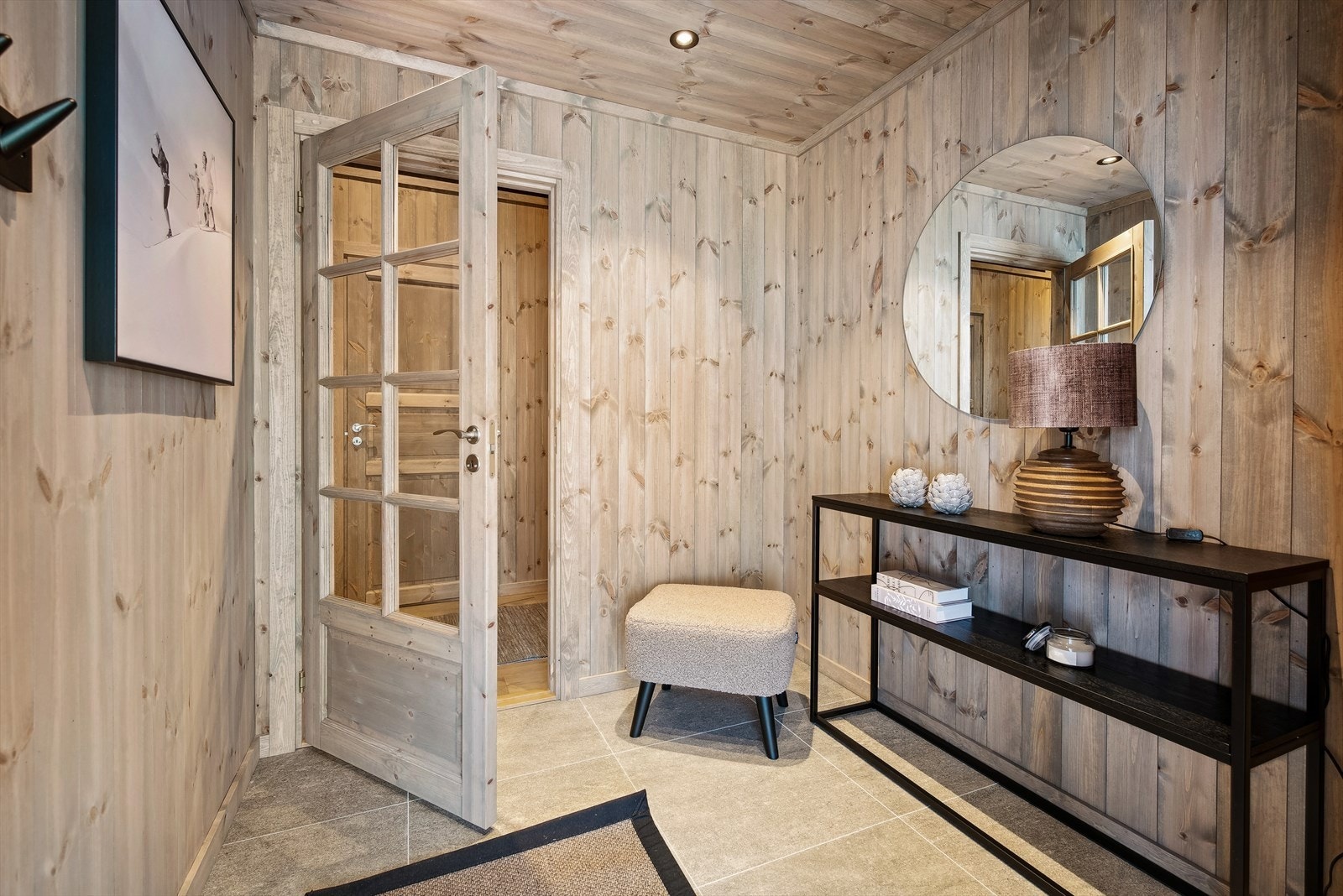 Vindfang fra tilsvarende hyttemodell Galleribilde