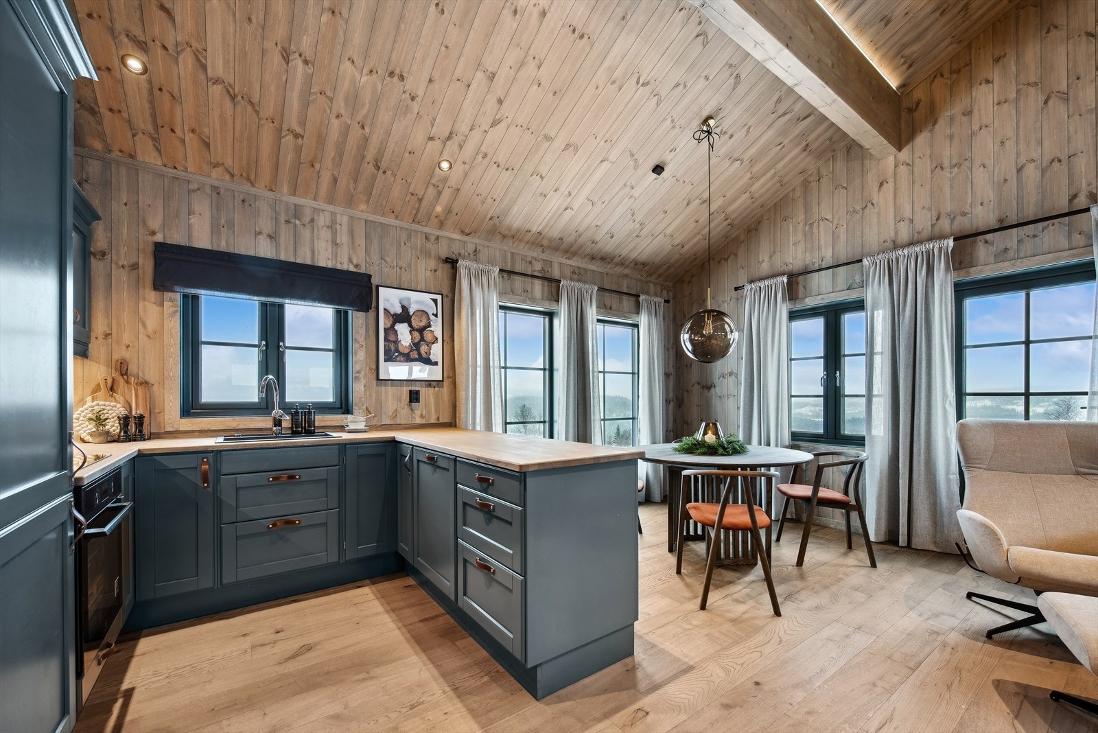 -Foto fra tilsvarende hyttemodell Galleribilde