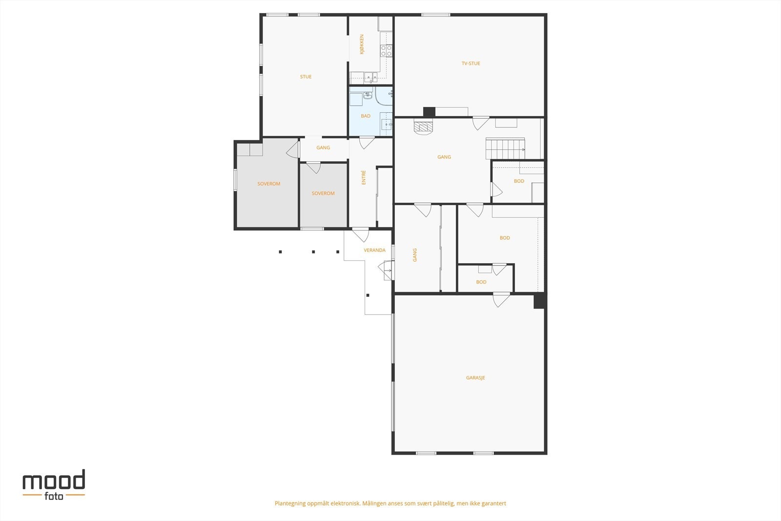 Plantegning 1.etasje Galleribilde