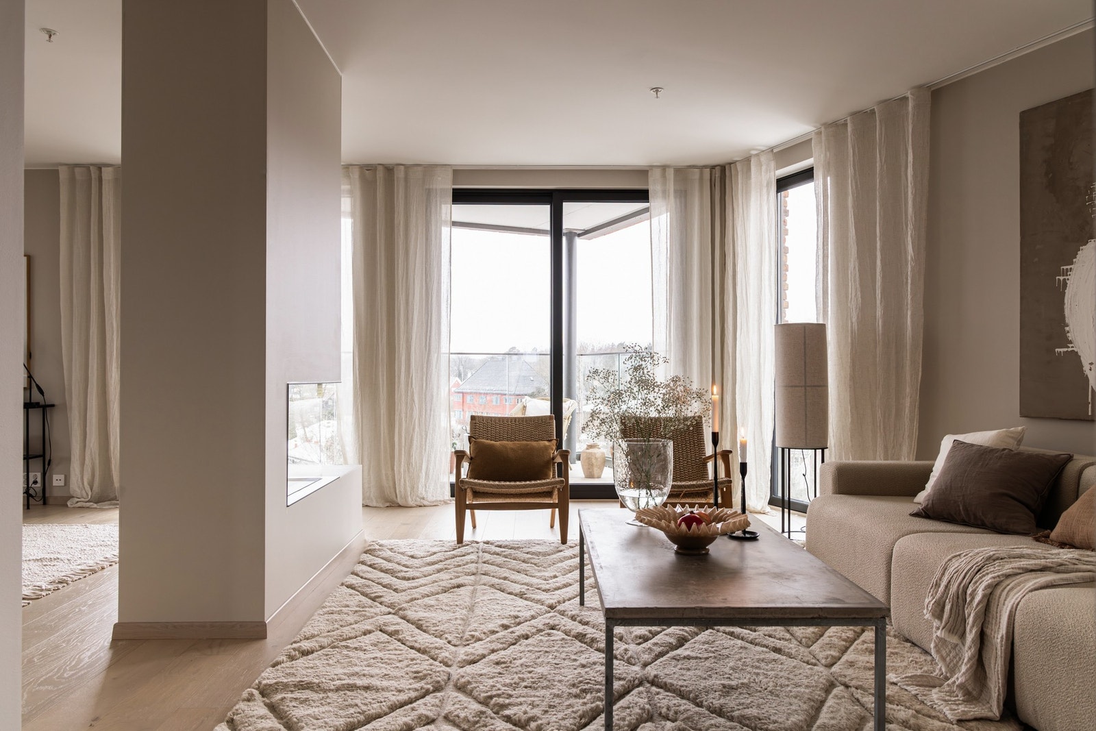 Den lekre gasspeisen blir naturlig romdeler samtidig som den er et lekkert blikkfang. Galleribilde