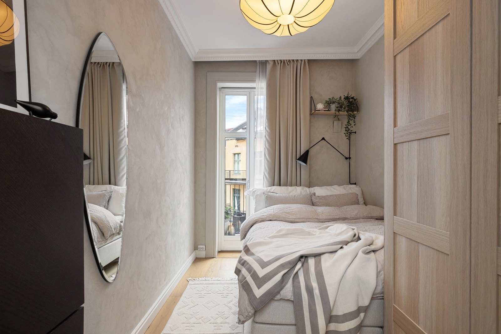 Med to soverom egner dette rommet seg ypperlig som gjesteværelse, barnerom eller hjemmekontor. Galleribilde