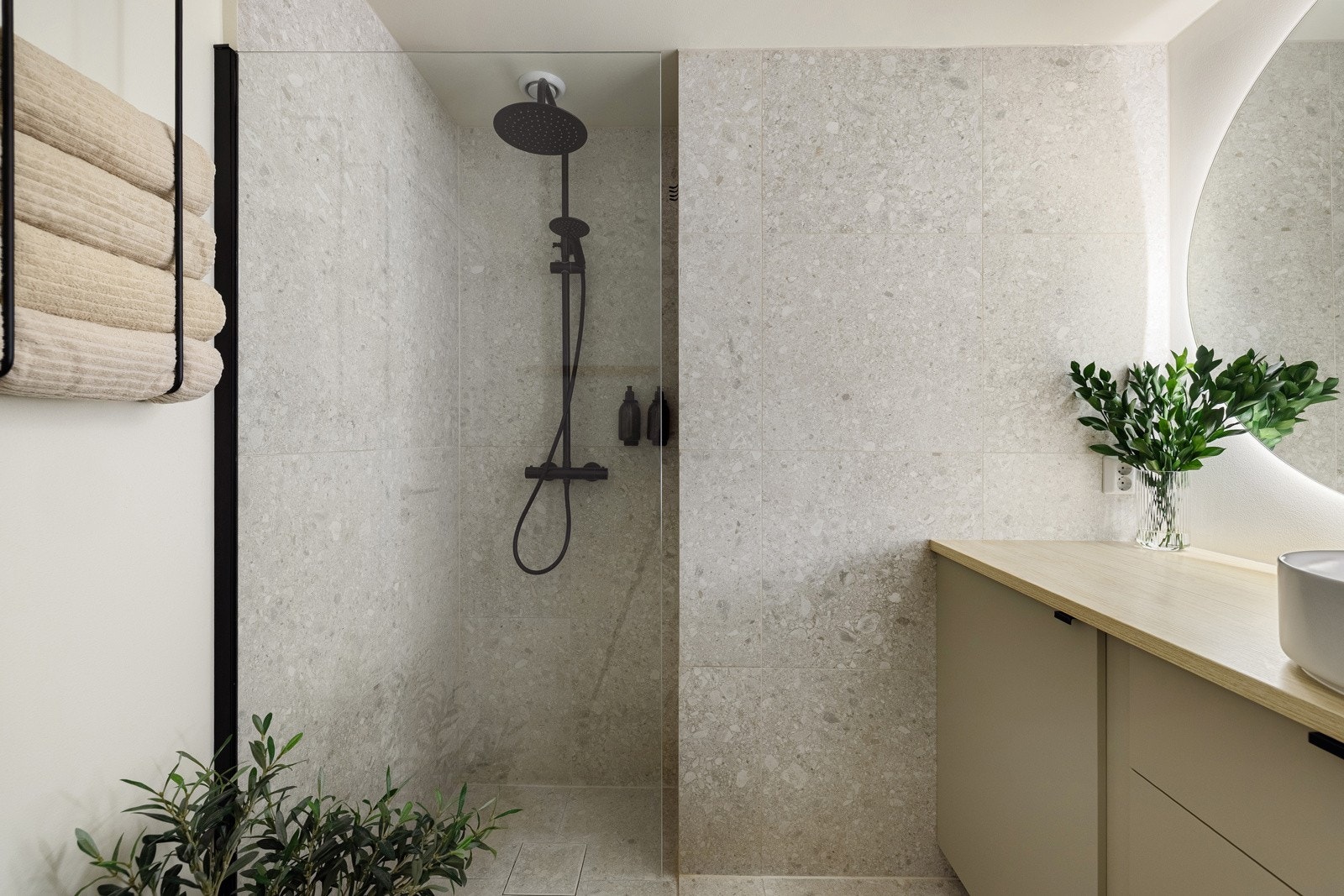 Det er behagelig varme i gulvet. Galleribilde