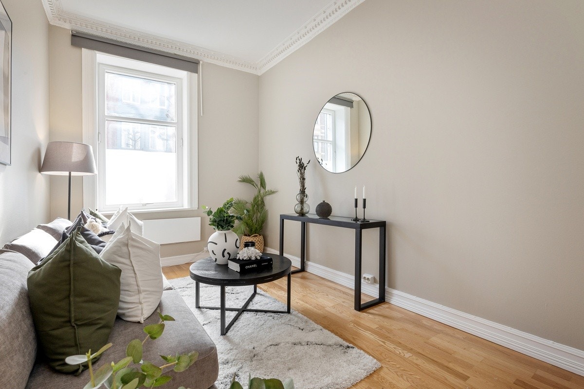 Hyggelig og sosial stue Galleribilde