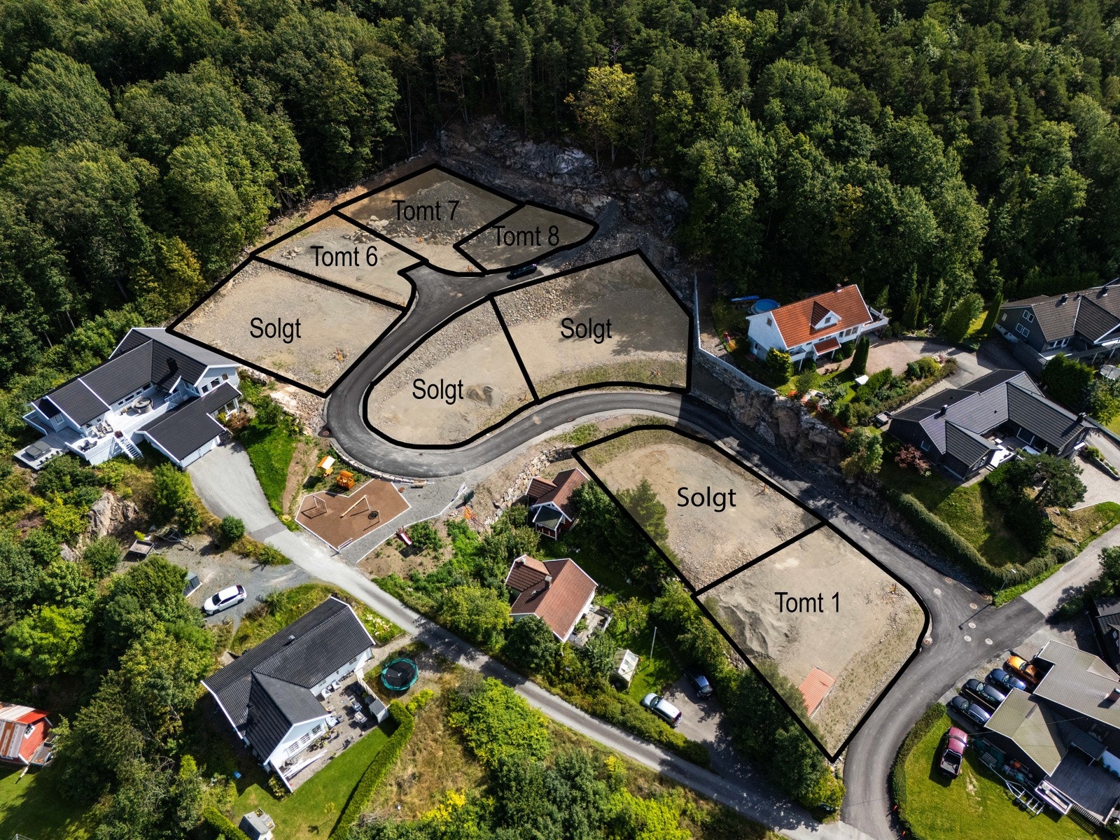 Illustrasjonsbilde, tomtemerking er ikke nøyaktig. Galleribilde