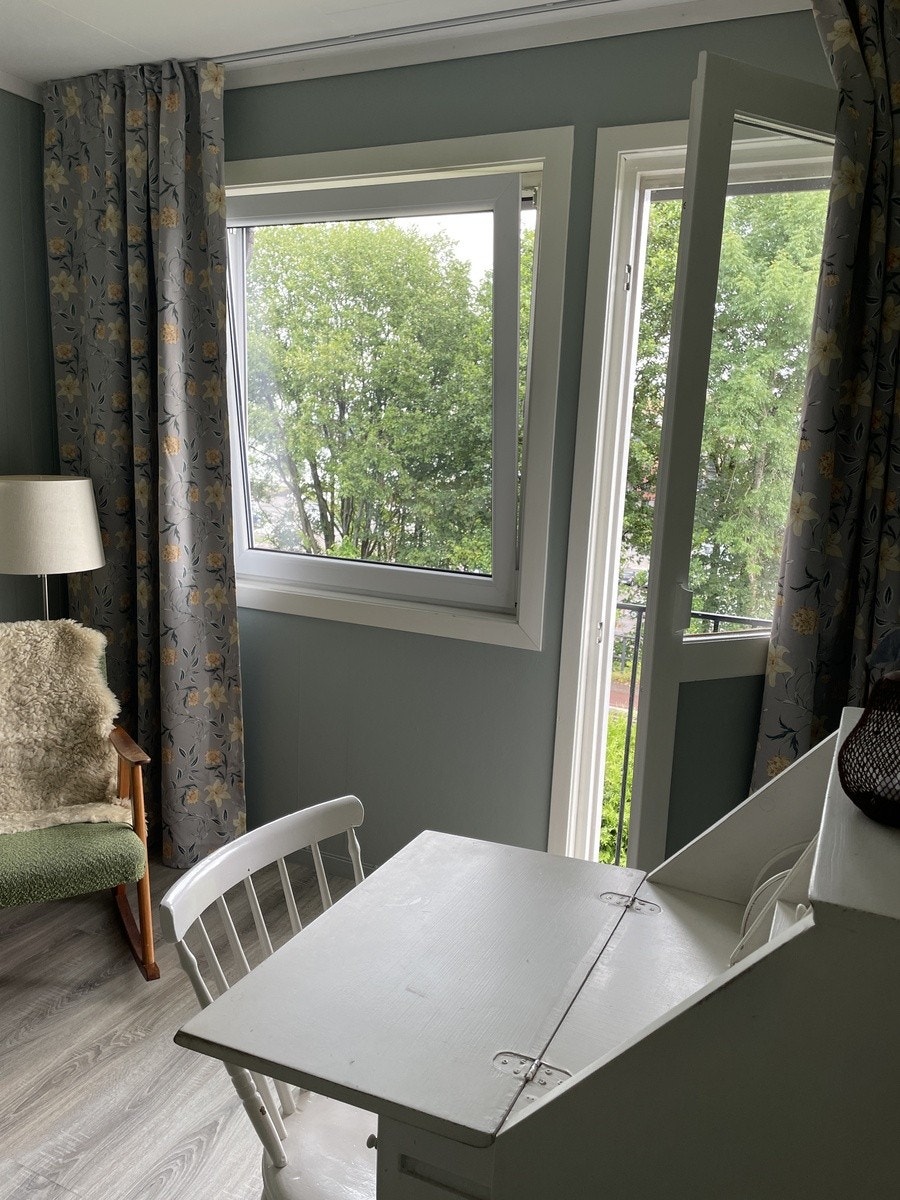 Fransk balkong dør Galleribilde