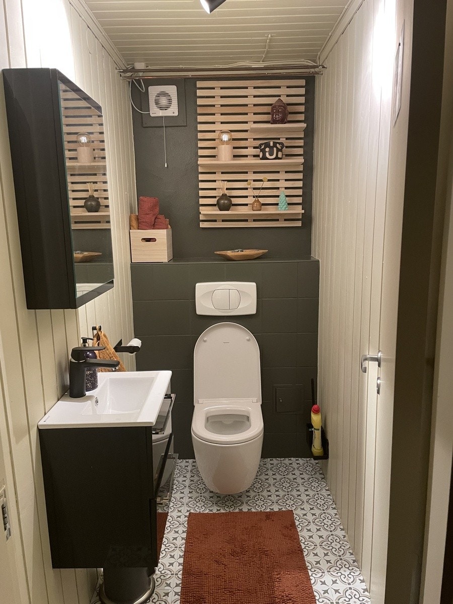 Toalett i kjelleren Galleribilde