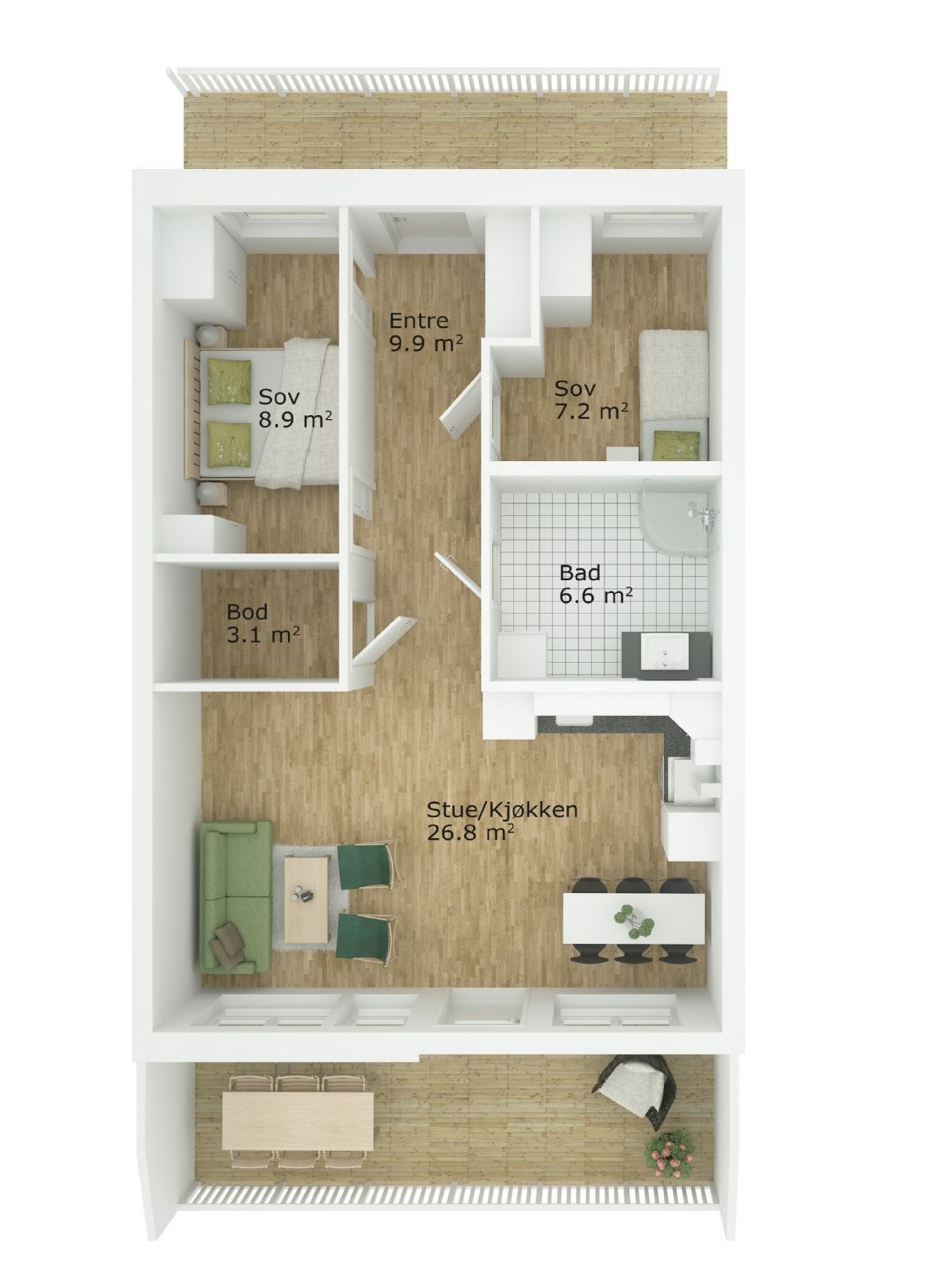 Plantegning Galleribilde