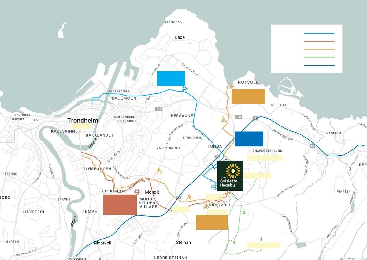 På Solsletta har du kort vei til det meste Galleribilde