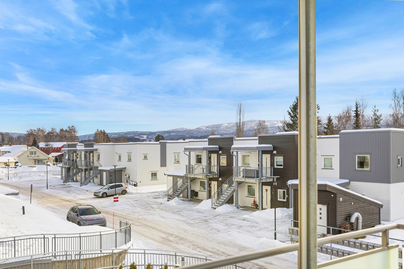 Utsikt fra balkongen. Galleribilde