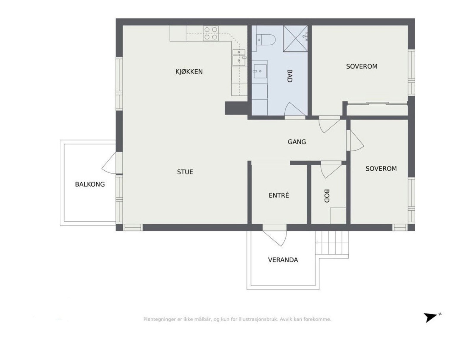 Plantegning. Galleribilde