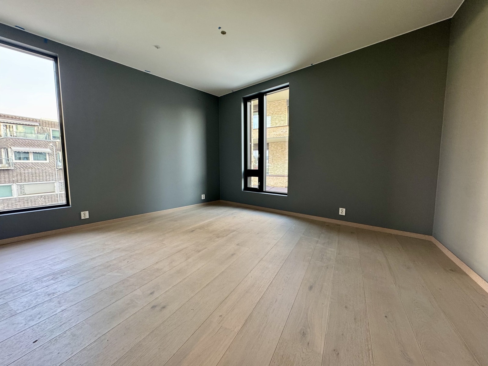 Hovedsoverommet er på behagelige 15,3 m². Bilde fra byggeplass, 29/1-2026. Galleribilde