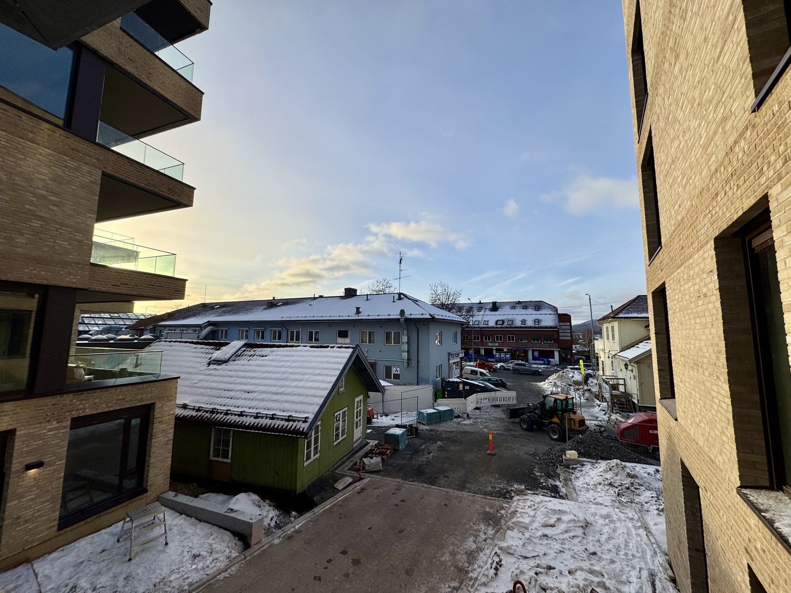 Bilde fra byggeplass, 29/1-2026. Galleribilde