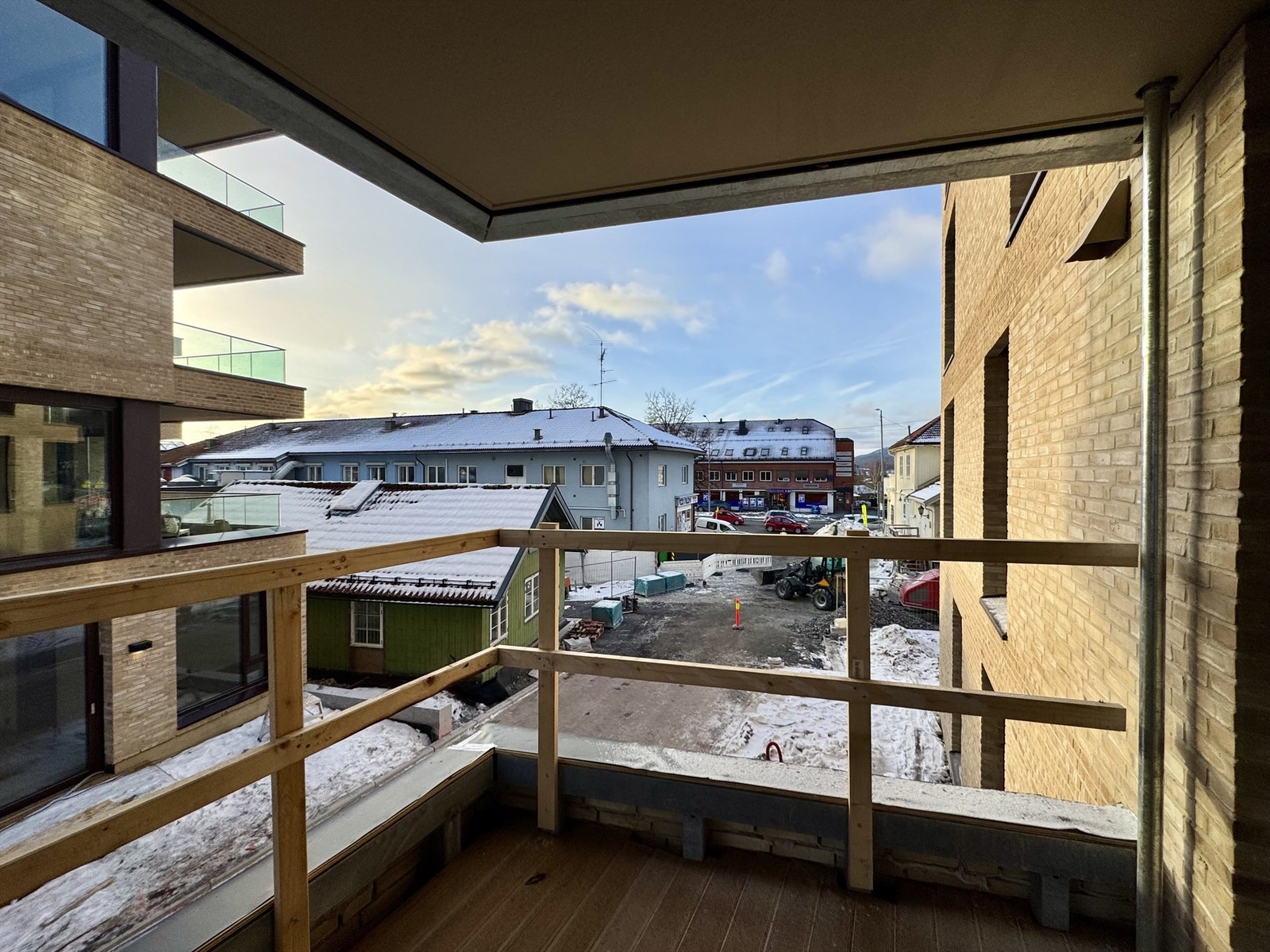 Bilde fra byggeplass, 29/1-2026. Galleribilde